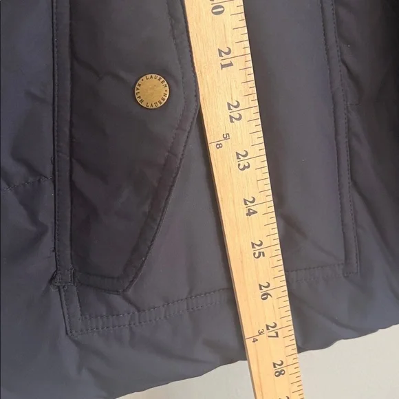 Ralph Lauren Women’s Navy Quilted Down Puffer Vest 2X Reversible New with tags - Picture 11 of 12